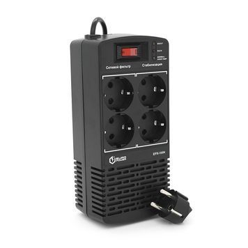 Стабилизатор напряжения релейный Europower EPX-1004 1000VA 500W, input:184~276V, output:220V&plusmn;10%, 4 SHUKO, Q EUROPOWER купить в Украине