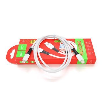 Кабель Hoco X82 silicone, C-Type C, 3A, White, довжина 1м, BOX HOCO купити в Україні