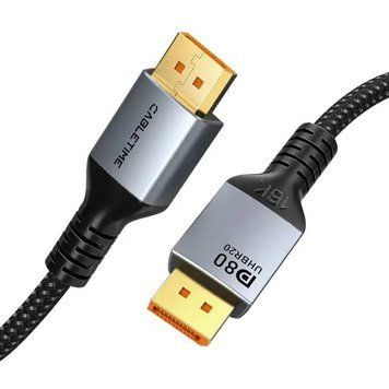 Кабель Cabletime DisplayPort - DisplayPort v2.1 (M/M), 16K, 1 м Black (CD13H) Cabletime купить в Украине