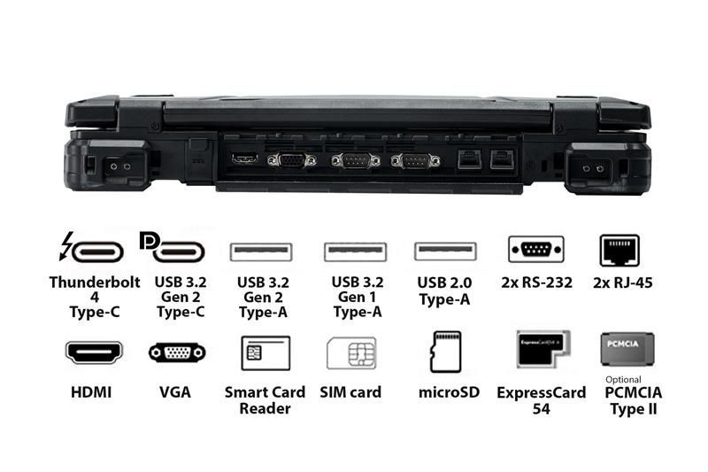 Ноутбук Durabook Z14 Basic (Z4E2Q3DE3BXX) Black Durabook купити в Україні