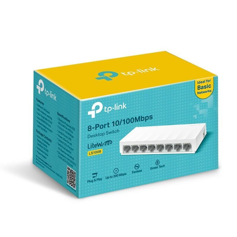 Коммутатор TP-Link LS1008 TP-Link купить в Украине