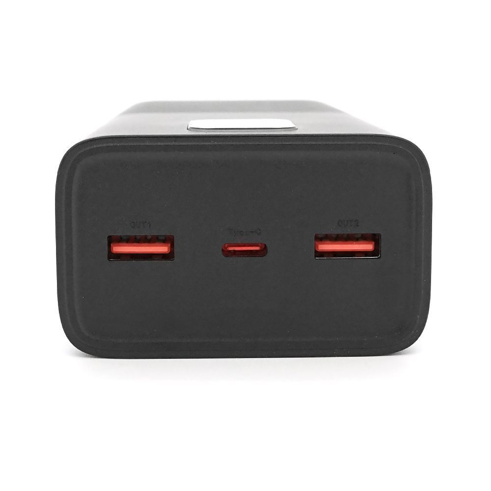 Power Bank FONENG P55 30000mAh, 2*USB+Tepe-C, Black, 0.580kg, Box Budi купить в Украине