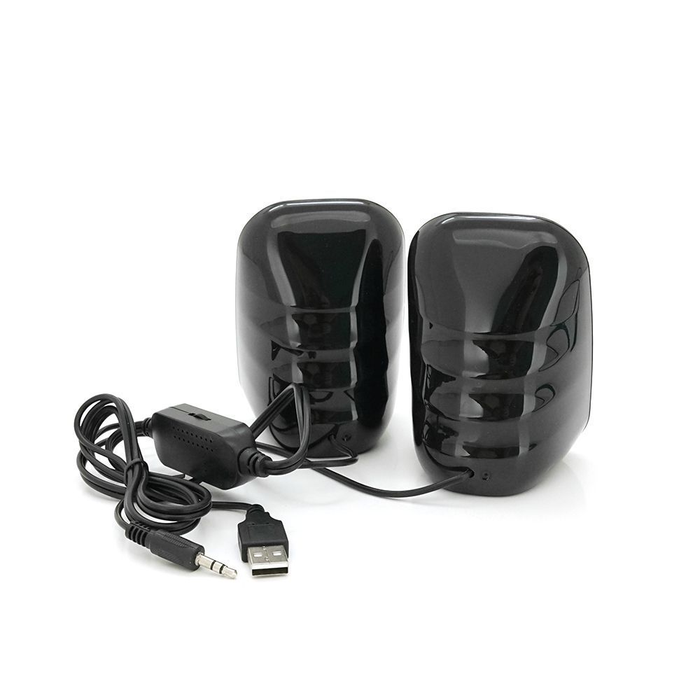 Колонки 2.0 Kisonli X7 для ПК та ноутбука, USB + 3.5mm, 2x3W, 20Hz-20KHz, Black KISONLI купити в Україні