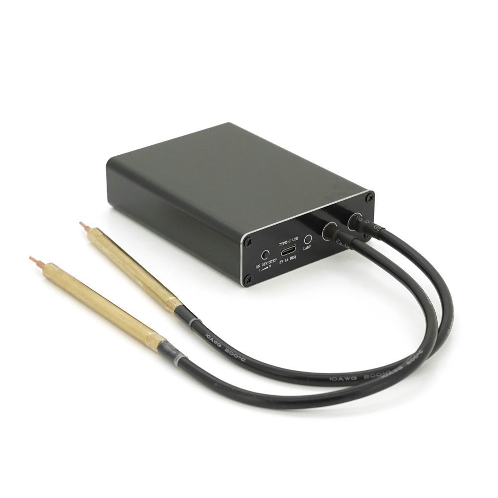 Мини точечная сварка Type-C 5V 1A. 639А (пик 1200А). Сварка никеля 0.1-0.12 мм. Корпус алюминий. 100x84x28 мм Voltronic купить в Украине
