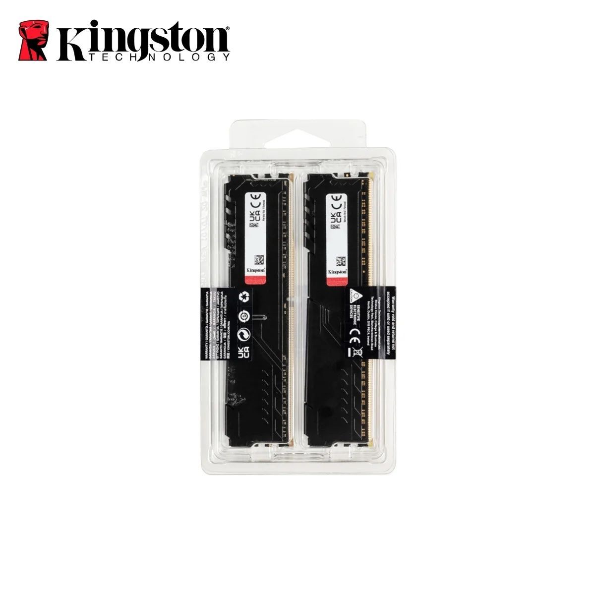 Модуль пам'яті Kingston FURY Beast Black DDR4-3200 32GB (2x16GB) CL16-18-18 1.35V XMP (KF432C16BB1K2/32) Kingston FURY купити в Україні