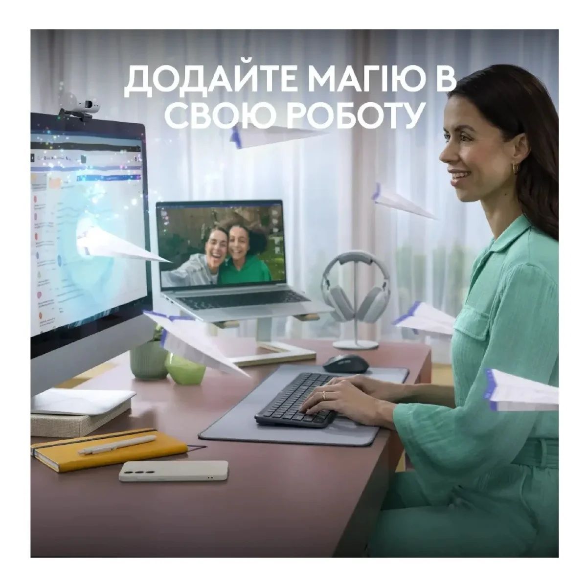 Клавіатура Logitech K950 Bluetooth/Wireless UA Graphite (920-012465) Logitech купить в Украине