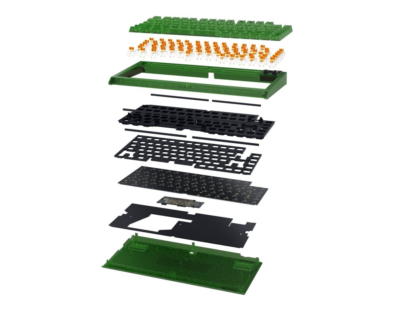 Клавиатура Razer BlackWidow V4 75% Phantom Green (RZ03-05003300-R3M1) Razer купить в Украине