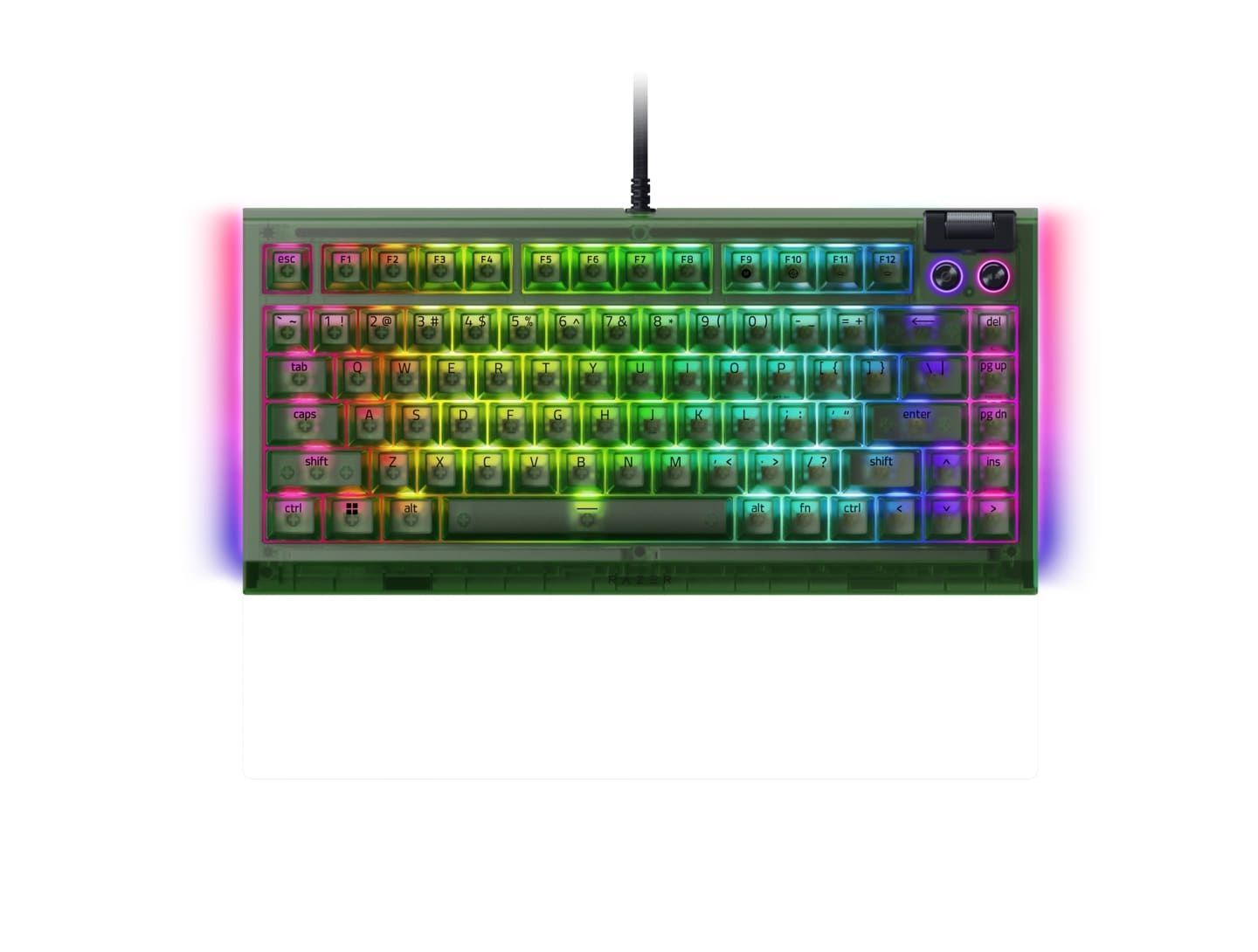 Клавиатура Razer BlackWidow V4 75% Phantom Green (RZ03-05003300-R3M1) Razer купить в Украине