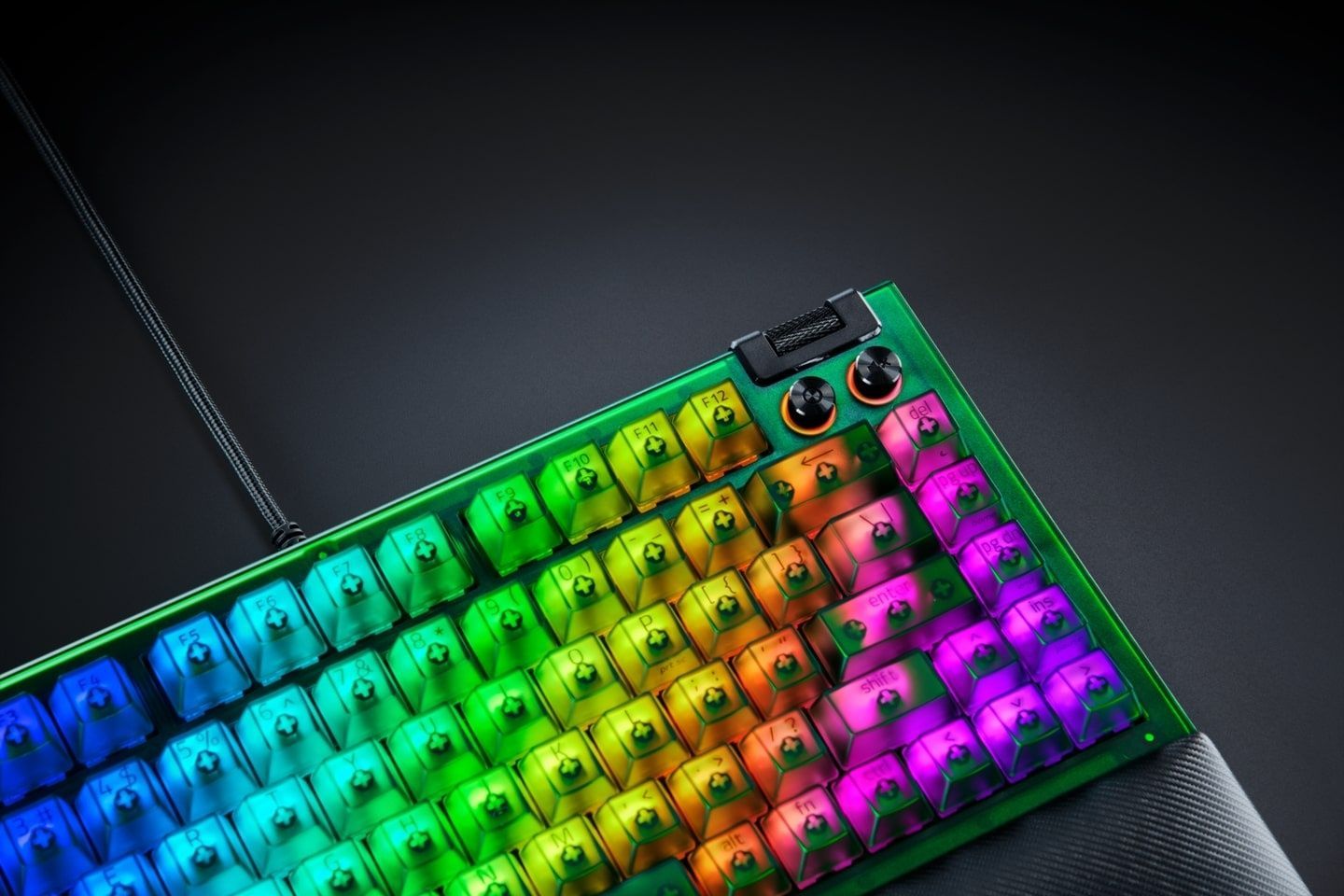 Клавиатура Razer BlackWidow V4 75% Phantom Green (RZ03-05003300-R3M1) Razer купить в Украине