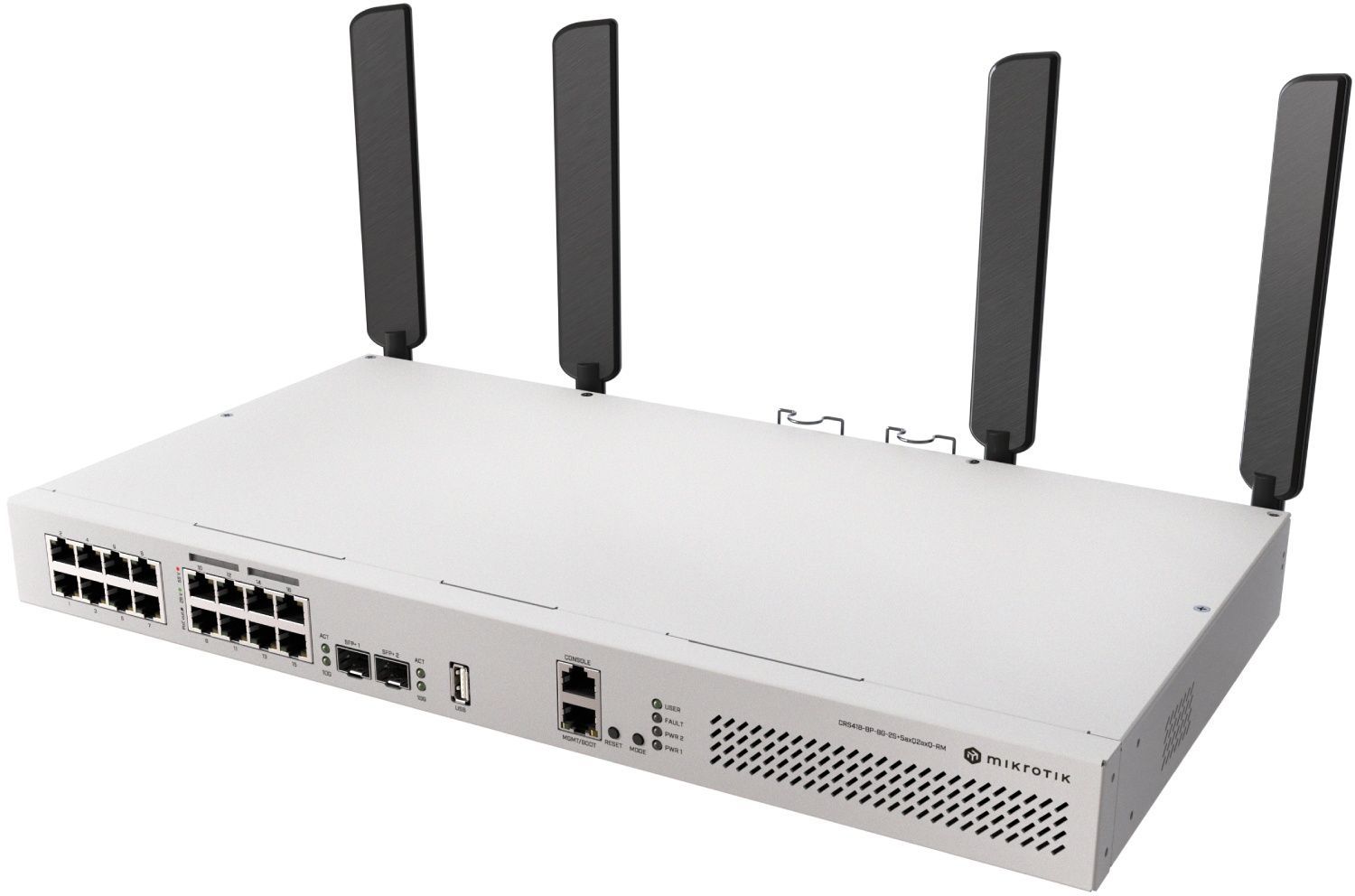 Коммутатор MikroTik CRS418-8P-8G-2S+5axQ2axQ-RM MikroTik купить в Украине