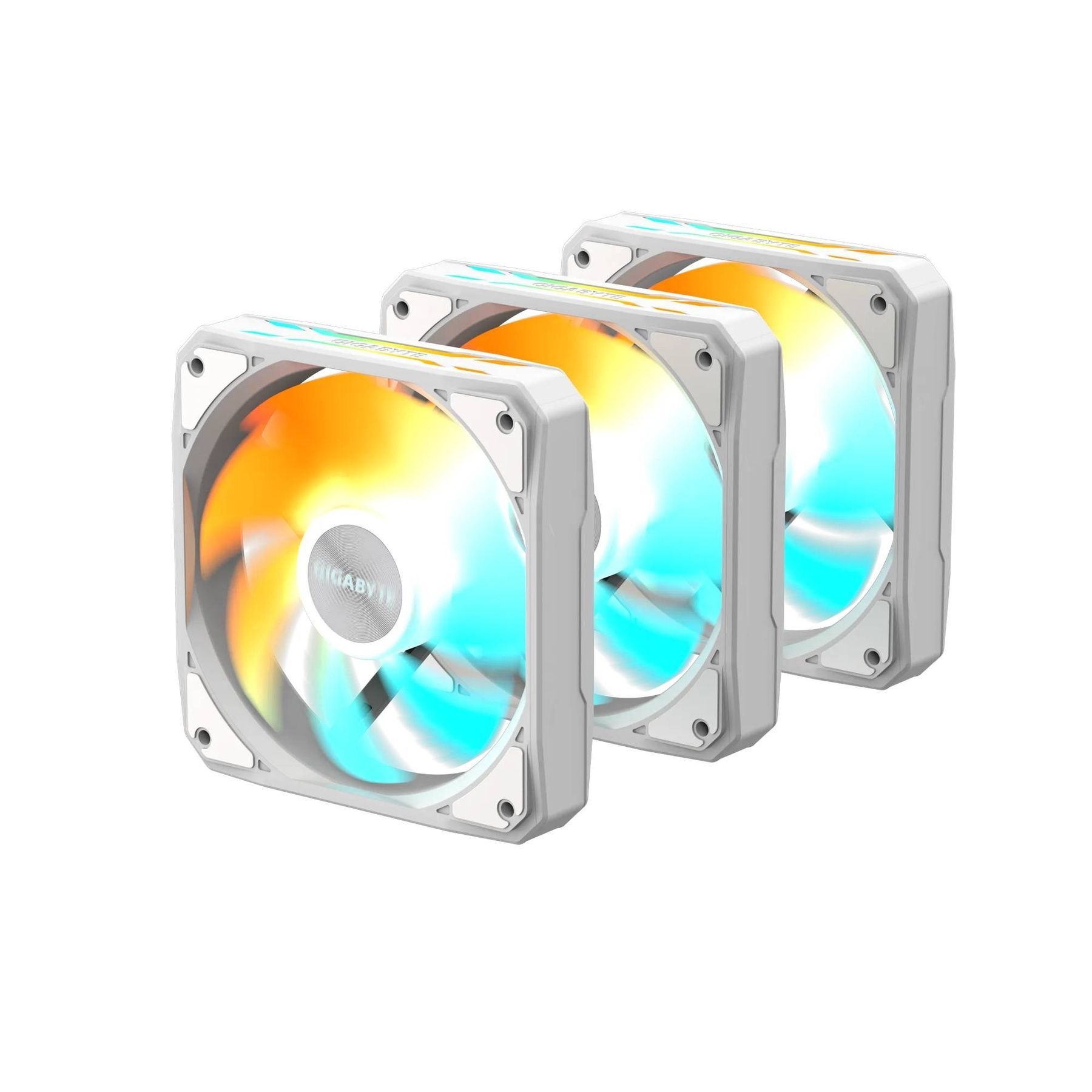Вентилятор Gigabyte EZ Chain Fan 120 Ice 3-Pack White (GP-GBT EZFAN1203 ICE) Gigabyte купити в Україні