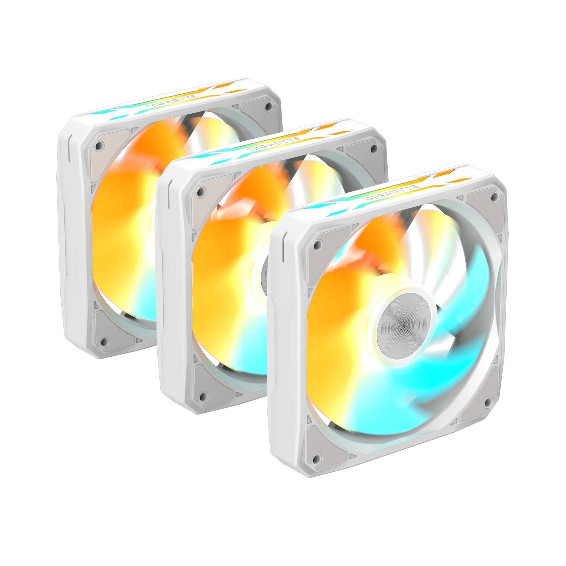 Вентилятор Gigabyte EZ Chain Fan 120 Ice 3-Pack White (GP-GBT EZFAN1203 ICE) Gigabyte купити в Україні