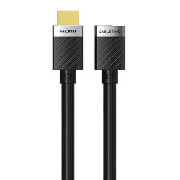 Кабель Cabletime HDMI-HDMI v2.0 (M/F), 4K, 0.5 м Black (CH25E) Cabletime купить в Украине