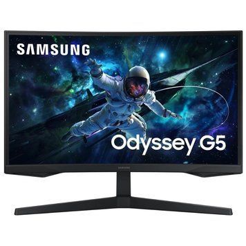 Монитор Samsung 27" Odyssey G5 S27CG550 Black (LS27CG550EIXUA) VA Black Curved 165Hz Samsung купить в Украине