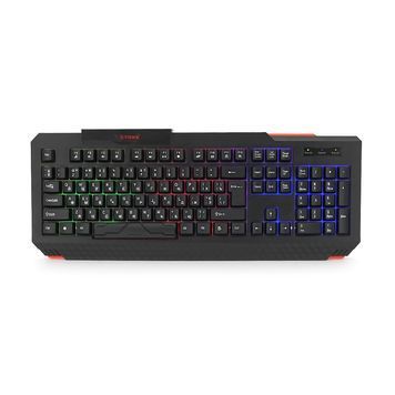 Клавіатура USB XSTRIKE XS-1022, довжина кабелю 150см, RGB підсвічування, Eng / Укр / Рус, 460х175х35 мм, Black, 105к, Q20 XSTRIKE купити в Україні