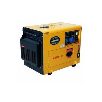 Генератор дизельный KDK10000SC3, 3-фазный 220 / 400V, 50Hz, 9.4kVA / 7.5kW, бак 30 л, расход 2 л / ч, пуск: ручной / стартер (без АКБ), 850х550х720 мм, 192 кг KAMA купить в Украине