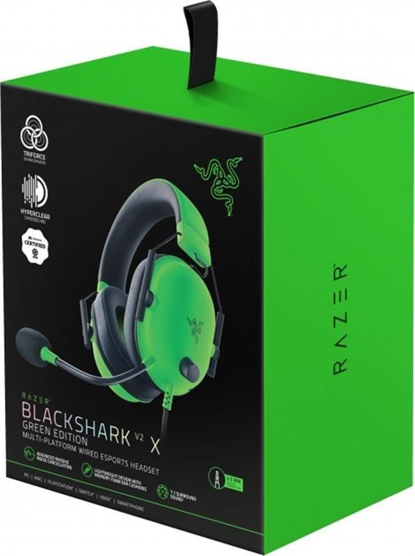 Гарнітура Razer BlackShark V2 X Green (RZ04-03240600-R3M1) Razer купити в Україні