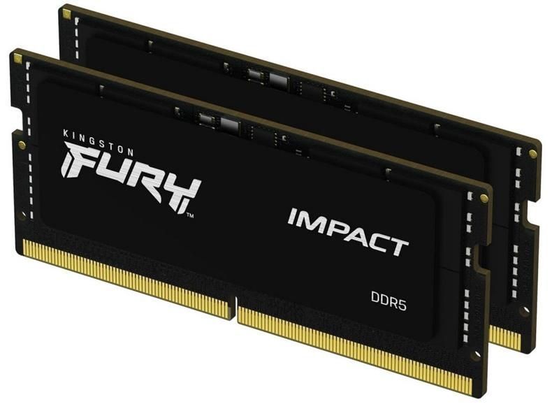 Модуль памяти SO-DIMM 2x16GB/4800 DDR5 Kingston Fury Impact (KF548S38IBK2-32) Kingston купить в Украине