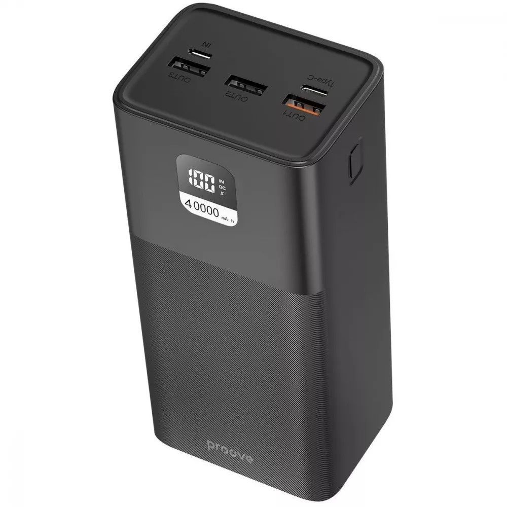 Універсальна мобільна батарея Proove Giant 100W 40000mAh Black (PBGI99320001) Proove купити в Україні