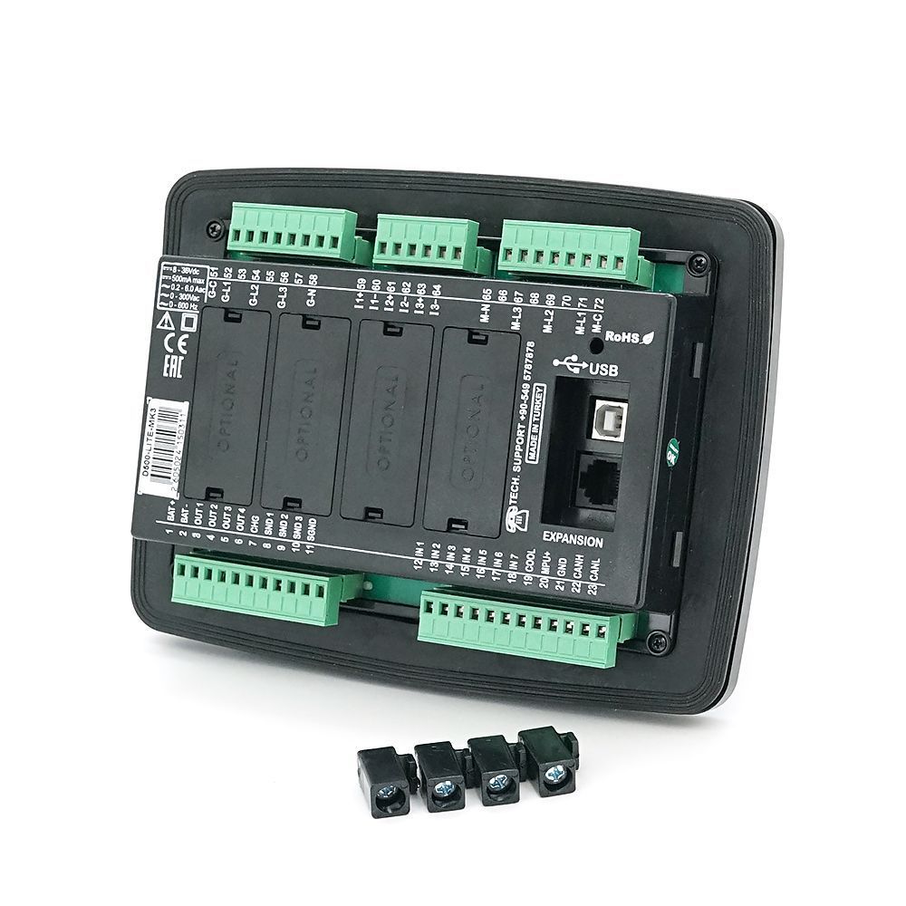 Контроллер генератора DATAKOM D500-LITE-MK3 программируемый , USB, RS-485, LAN. 9 to 36VDC Voltronic купить в Украине