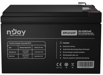 Акумуляторна батарея Njoy GP12122F 12V 12AH (BTVACATBCTI2FCN01B) AGM Njoy купити в Україні