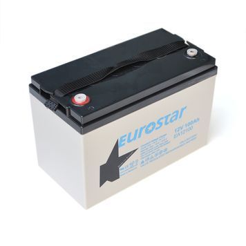 Акумуляторна батарея AGM EUROSTAR EA12100, Gray Case, 12V 100.0Ah (345 x 180 x 270), 28,2 кг, Q1 Voltronic купити в Україні