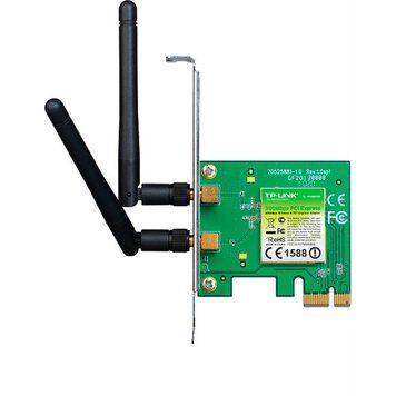 Беспроводной адаптер TP-Link TL-WN881ND (300Mbps, PCI-E, 2 съемных антенны) TP-Link купить в Украине