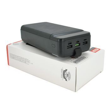 PowerBank XO-PR157 40000mAh, flashlight, Input:DC5.0V / 2.5A,9V / 2A, 12V / 1.5A (Micro, Type-C, Lightning), Output: 5V / 3А, 9V / 2А, 12V / 1,5А(3USB,Type-C),Q24,Black XO купити в Україні