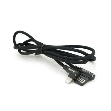 Кабель iKAKU KSC-028 JINDIAN charging data cable for iphone, Black, довжина 1м, 2.4A, BOX iKAKU купити в Україні