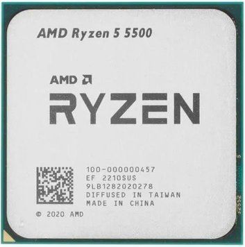 Процесор AMD Ryzen 5 5500 6x4.2GHz sAM4 TRAY (100-000000457) AMD купить в Украине