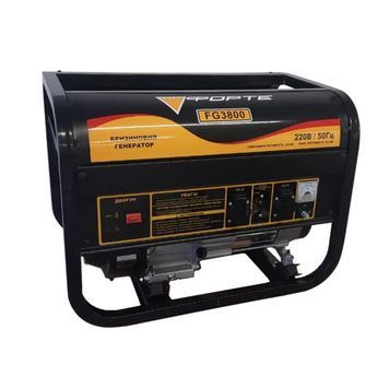 Генератор БЕНЗИНОВИЙ FG3800 2.8 кВт (3 KVA), однофазний, 220V, 50Hz, об'єм 15л FORTE купити в Україні
