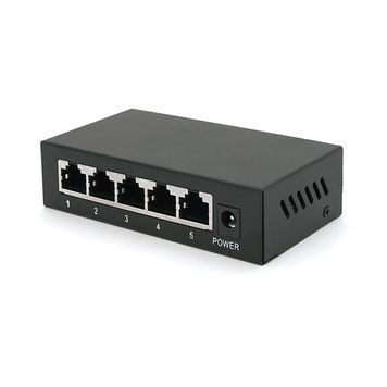 POE коммутатор Merlion 4 POE 10 / 100+1 RJ45 10 / 100 внешний блок питания 52V 0,92A MERLION купить в Украине
