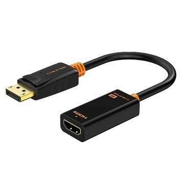 Адаптер Сabletime DisplayPort - HDMI (M/F), 0.2 м, Black (CP21B) Cabletime купить в Украине