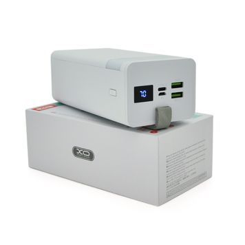 PowerBank XO-PR130-40000mAh,Input:5V / 2.5A,9V / 2A,12V / 1.5A(Micro,Type-C,Lightning),Output:5V / 4.5A,5V / 3A,9V / 2A,12V / 1.5A(2хUSB,Type-C),Q44,plastic,White XO купити в Україні