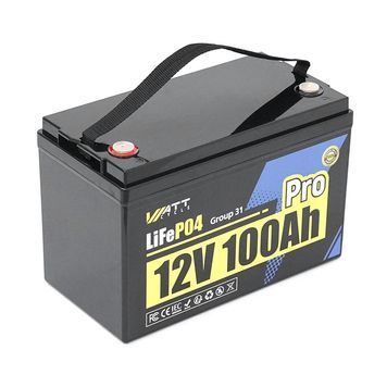 Аккумуляторная батарея WattCycle LiFePO4 WT12V100AH110PRO Bluetooth 12,8V 100Ah, 1,28kWh, BMS110A@4S, 5000-15000 cycles, IP66, 332x172x218,11.8kg, Q2 WattCycle купить в Украине