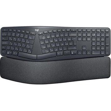 Клавіатура бездротова Logitech Ergo K860 Bluetooth/Wireless UA Black (920-010108) Logitech купити в Україні