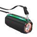 Портативна колонка HOCO HC23 IPX4, BT 5.0, 2x5W, RGB підсвічування, Black, Box HOCO &mdash; фото