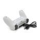Геймпад Brazzers беспроводной для PS4 Wireless DUALSHOCK 4, разъем для наушников, LED light bar, Silver-White, 3.7V, 600mAh, Blister-box Brazzers &mdash; фото