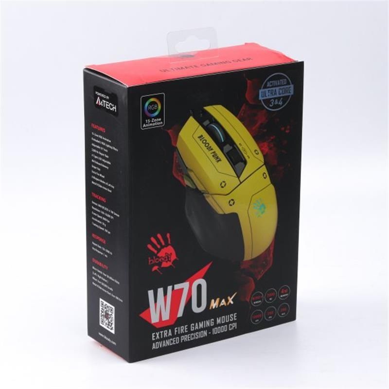Мышь A4Tech Bloody W70 Max Punk Yellow A4Tech купить в Украине