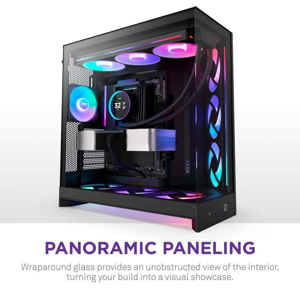 Корпус NZXT H9 Flow RGB Black (CM-H92FB-R1) NZXT купить в Украине