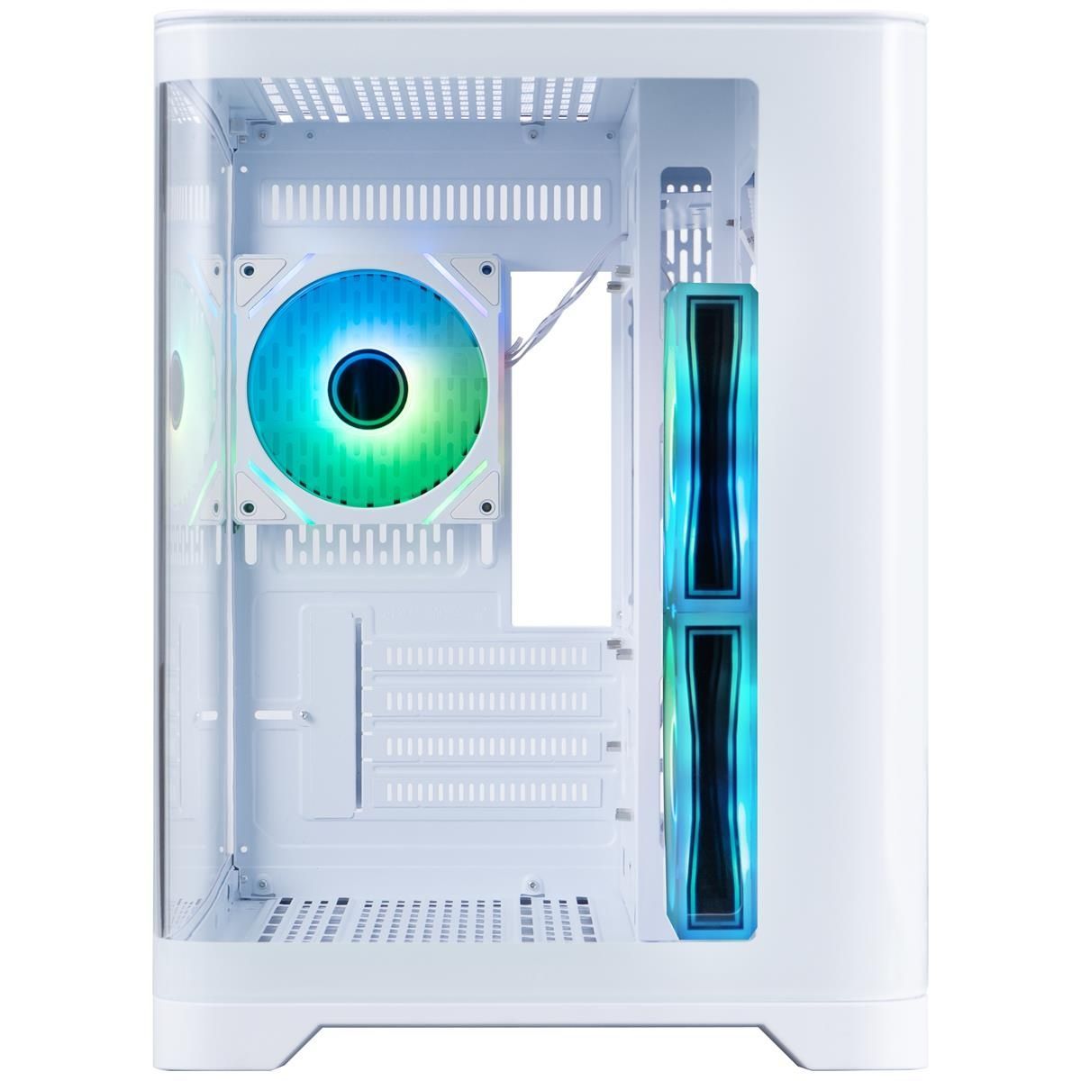Корпус 1stPlayer UV6-WH-2FC7R-W-1FC7-W White без БП 1stPlayer купить в Украине