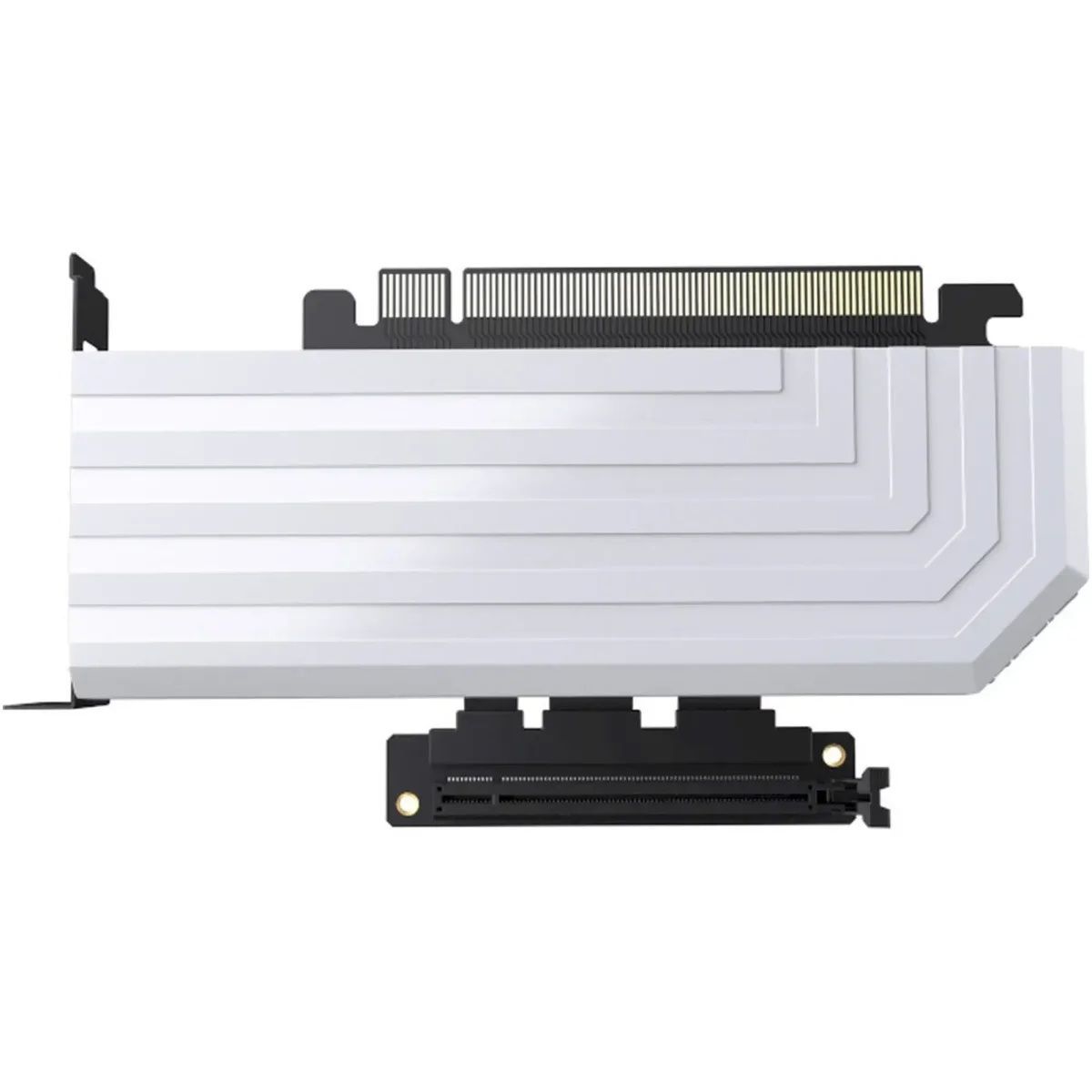 Райзер Hyte PCIE 4.0 Luxury Riser Cable 200mm White (CA-Y101-PCIE Riser Cable-white) HYTE купить в Украине