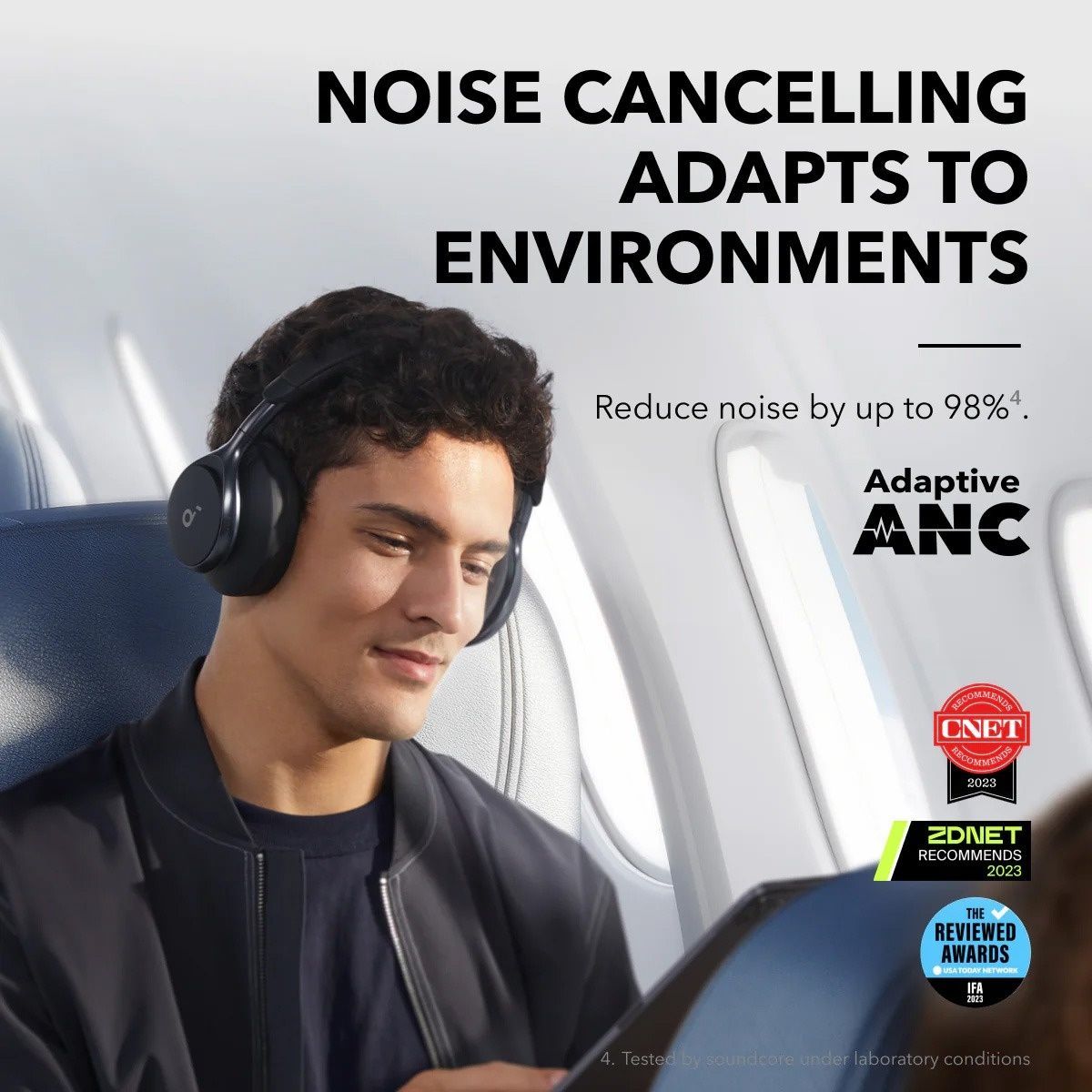 Bluetooth-гарнитура Anker SoundCore Space One Black (A3035G11) Anker купить в Украине
