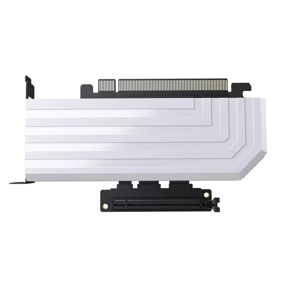 Райзер Hyte PCIE 4.0 Luxury Riser Cable 200mm White (CA-Y101-PCIE Riser Cable-white) HYTE купить в Украине
