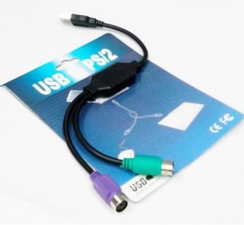 Переходник USB AM / 2*PS2, 20см, Black OEM Q25 Voltronic купить в Украине