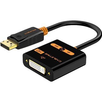 Адаптер Сabletime DisplayPort - DVI (M/F), 0.2 м, Black (CP24B) Cabletime купить в Украине