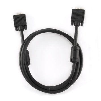 Кабель Cablexpert VGA-VGA HD15M/HD15M с 2-мя фер. кольцами, двойной экран, черный, 1.8 м (CC-PPVGA-6B) Cablexpert купить в Украине