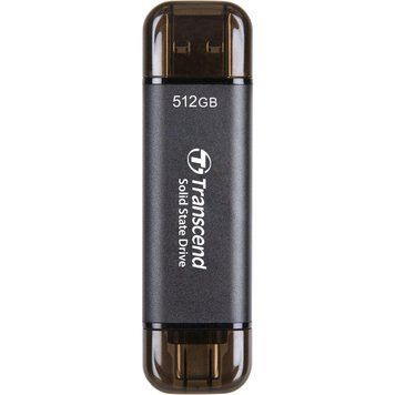 Накопитель внешний SSD USB 3.1 Gen 2 Type-A/Type-C 512GB Transcend ESD310 Black (TS512GESD310C) Transcend купить в Украине