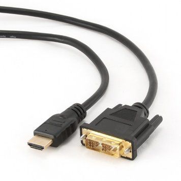 Кабель Cablexpert HDMI - DVI (M/M), 0.5 м, Black (CC-HDMI-DVI-0.5M) Cablexpert купить в Украине