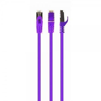 Патч-корд S/FTP Cablexpert (PP6A-LSZHCU-V-10M) cat.6a, литой, 50u "штекер с защелкой, 10м, фиолетовый Cablexpert купить в Украине